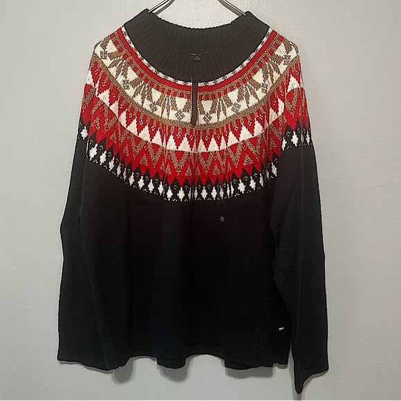 NWT Tommy Hilfiger Plus Size Mock Turtleneck Sweater - Picture 1 of 10